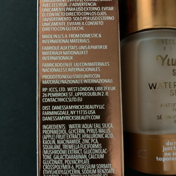 PreOwned Danessa Myricks Beauty Yummy Skin Water Powder Serum Oil Control - Picture 3 of 5